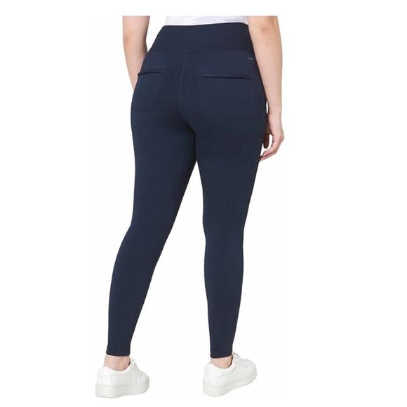 NWT Mondetta Women's Midweight High Rise Jacquard Leggings Sz 2XL $60 EE223 - Picture 2 of 3